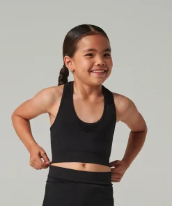 KIDS SEEMLESS CROP TOP